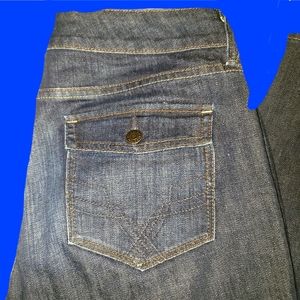 5/35 GAP CURVY JEANS SZ 12L REAR FLAP POCKETS NEW